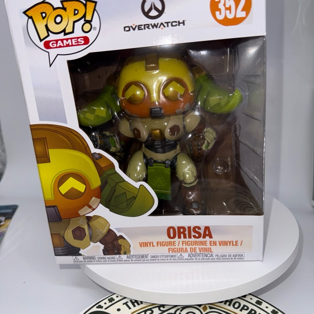 Funko Pop! Games Overwatch Orisa Vinyl Figure - Green & Brown #352